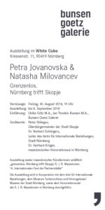 Jovanovska & Milovancev / Grenzenlos-Ausstellung / 2018