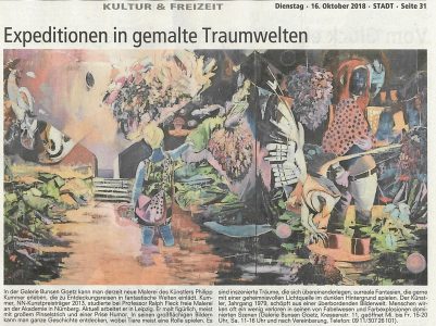 Nürnberger Nachrichten / Pressebericht / Ausstellung "pronoid"